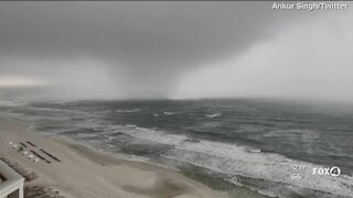 Waterspout forms near shores of Panama City Beach