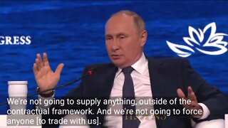 Putin: Russia won't sell oil to countries that impose price cap
