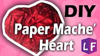 DIY: Paper Mache Heart!!