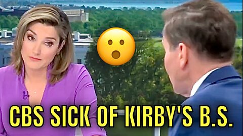 OHHH! This Morning CBS Host TURNED on John Kirby for DEFENDING Hidin’ Joe Biden! 😮