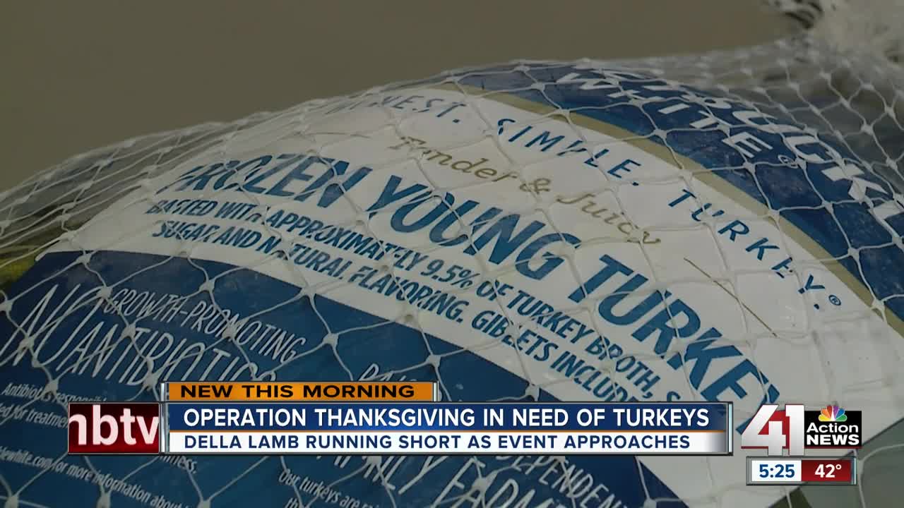 Operation Thanksgiving in need of turkeys