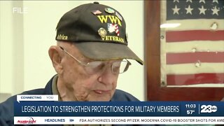 Legislation to strengthen protections for military members