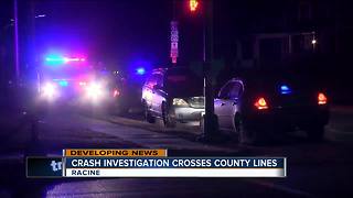 Crash investigation crashes crosses county lines