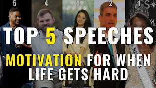 Top 5 LEGENDARY Speeches | Motivation For When Life Gets Hard | Goalcast