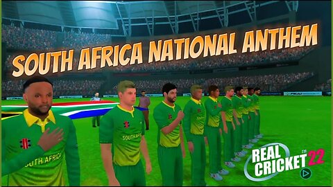 south africa national anthem in cricket | Real Cricket 22 | sky sports01