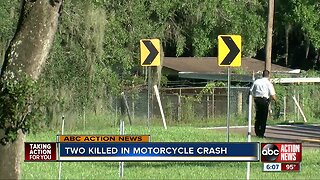 Motorcyclist, passenger found dead in Hillsborough County after apparent crash: Deputies