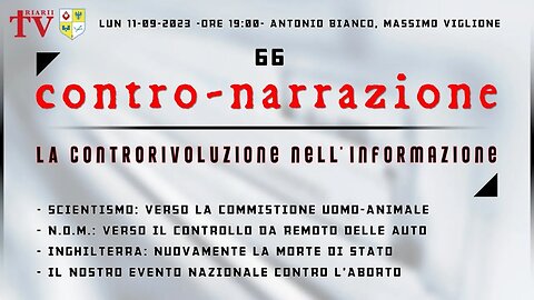 CONTRO-NARRAZIONE NR.66 - ANTONIO BIANCO, MASSIMO VIGLIONE