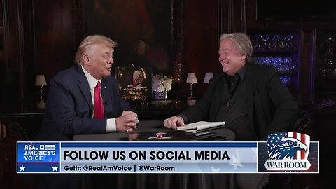 20230429 班农战斗室：与川普总统独家座谈(中英双语机器字幕） Bannons War Room：Exclusive Sit Down With President Donald J. Trump