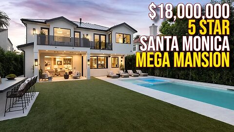 Touring $18,000,000 5 STAR Santa Monica Mega Mansion