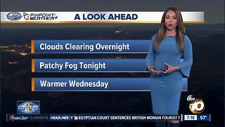 10News Pinpoint Weather with Meteorologist Angelica Campos