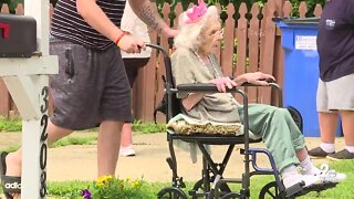 Drive-by parade held for Harford County woman turning 106