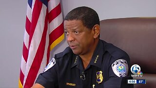 West Palm Beach Police Chief Frank Aderly wants community to help solve crime