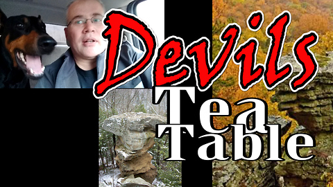 Exploring a Devils Tea Table with a Drone