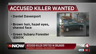Naples Park murder suspect spotted in Orlando