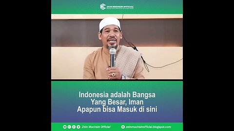Semua Kepercayaan Bisa dan Ada di Indonesia - Ustadz Zein Muchsin