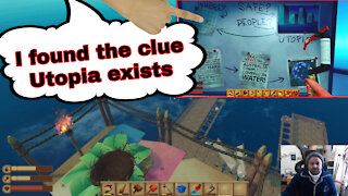 Raft Open World Survival Game I found the clue to Utopia