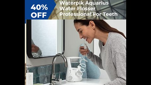 40% OFF ! Waterpik Aquarius Water Flosser Professional For Teeth