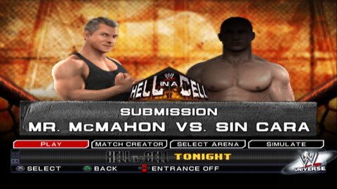 WWE SmackDown vs. Raw 2011 Mr. McMahon vs Sin Cara