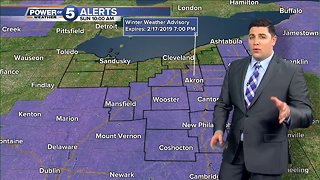 Winter Weather Advisory issued for parts of Northeast, Central Ohio