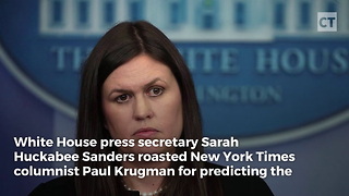 Sarah Huckabee Sanders Unloads on NYT Writer