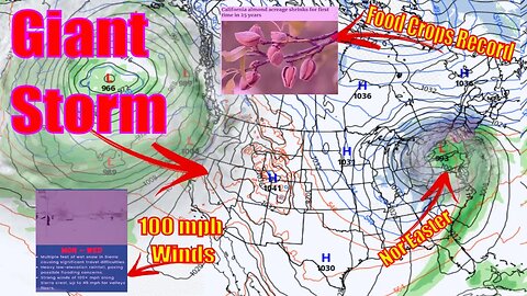 Train Of Huge Storms Doing The Unbelievable! 100mph Winds Coming Also!