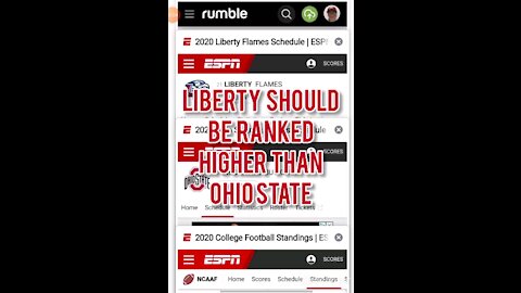 LIBERTY SHOULD BE RANKED HIGHER THAN OHIO STATE