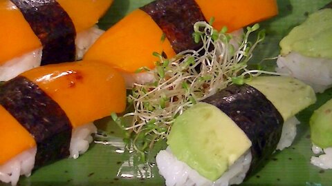 Vegetarian Nigiri Sushi Recipe