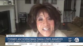 Former WXYZ anchor Diana Lewis honored as a Distinguished Warrior