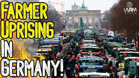 HUGE: FARMER UPRISING IN GERMANY! - Politicians Confronted! - Police Deployed!