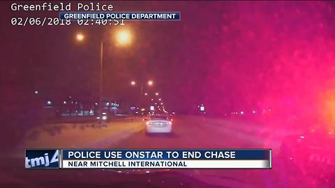 7 arrested after Greenfield Police use Onstar to end chase near Mitchell Airport