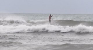 Rough surf, big waves in Boca Raton