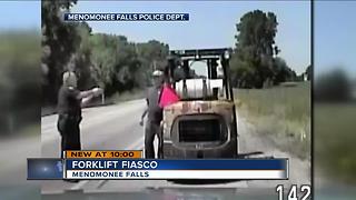 Man arrested for driving forklift on Menomonee Falls roads