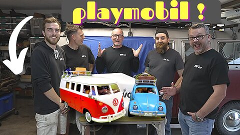 We Totally Dig the New Playmobil VW Bus and Beetle!