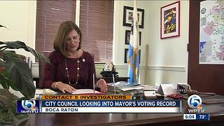 City council looking into mayor's voting record