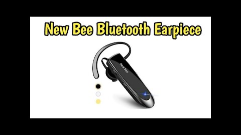New bee Bluetooth Earpiece V5.0 Wireless Handsfree Headset #New_bee_Bluetooth_Earpiece