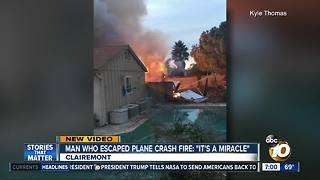 Man who escaped plane crash fire: 'It's a Miracle'