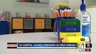 Kansas hospital, schools prepare as coronavirus spreads