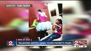Okla. dentist eases young patient's fears