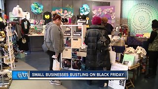 Small businesses cash in on Black Friday rush