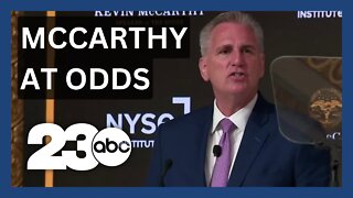 Kevin McCarthy at odds with debt ceiling plan