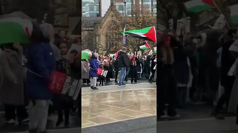 Leeds Pro-Palestinian protest (Dec 9th 2023) #leeds #protest #gaza #palestine