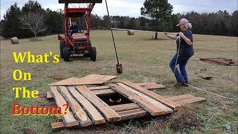 Cleanout Early 1900s Boxed Water Well (Full)