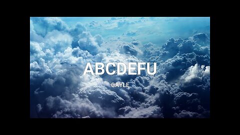ABCDEFU - Gayle (Lyrics + Slowed + Reverb + 8D)