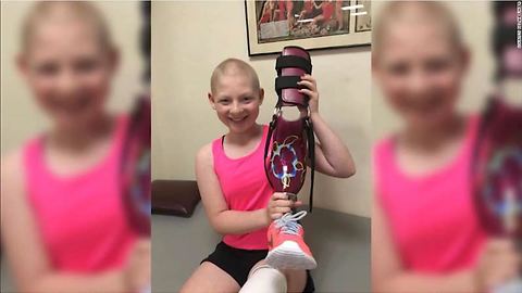 Backward leg gives young cancer survivor a second chance