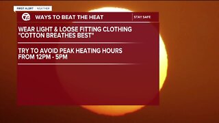 Dangerous heat this weekend.