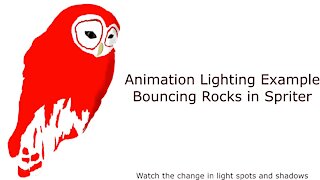 Bouncing Rocks and Gold in Spriter a Lighting Example
