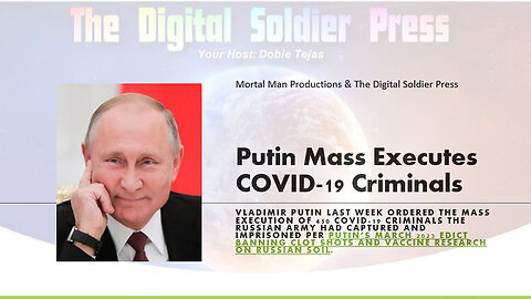 Putin Mass Executes COVID-19 Criminals In Russia - 5/1/24..