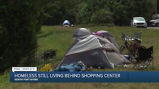 Property manager says North Fort Myers homeless camp “is going to be like Lions Park"