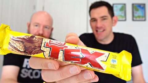 Brits Try South African Nestlé TEX Chocolate Bar!