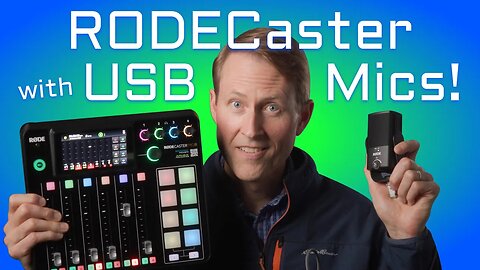 USB microphones with the RODECaster Pro II & Duo